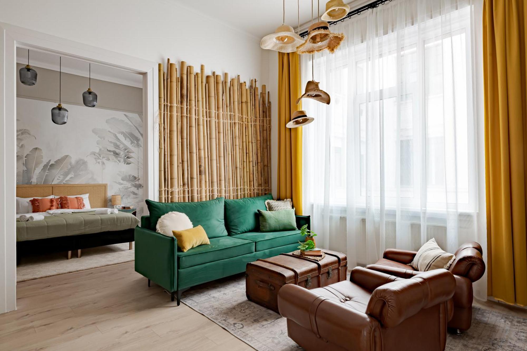 Jungle Aesthetics Downtown Apartman Aircon And Garage Parking بودابست المظهر الخارجي الصورة
