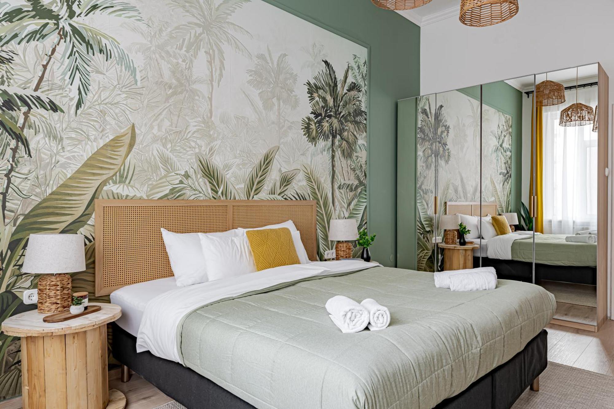 Jungle Aesthetics Downtown Apartman Aircon And Garage Parking بودابست المظهر الخارجي الصورة